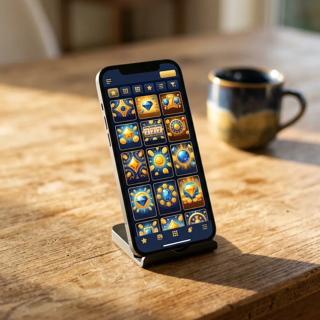GW Casino mobile version on a smartphone
